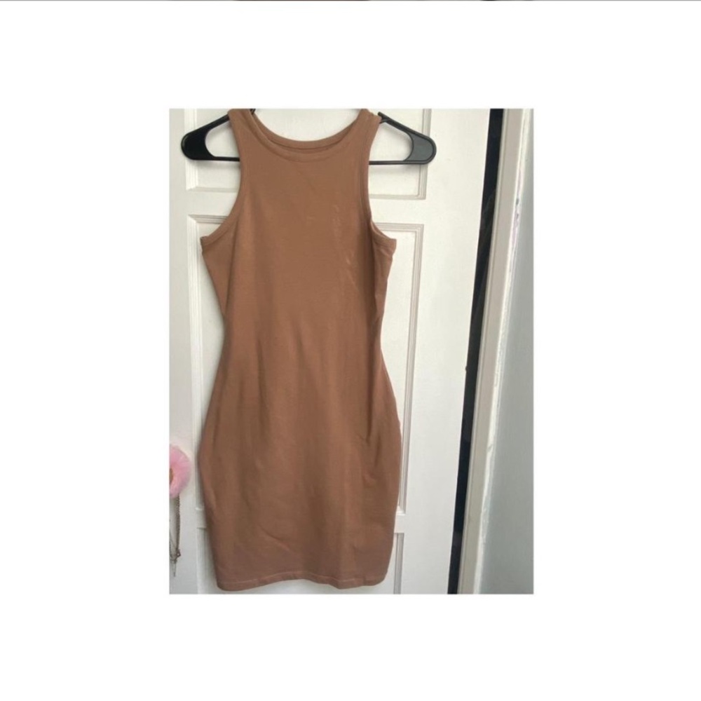 brown wild fable dress